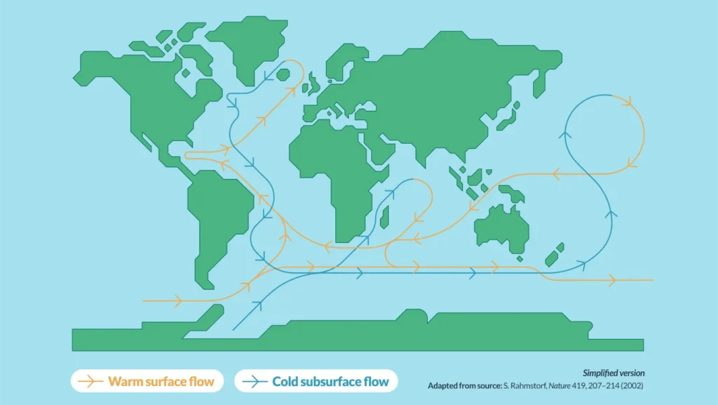 courant marin - Courants Marins : Le Système Circulatoire de la Planète