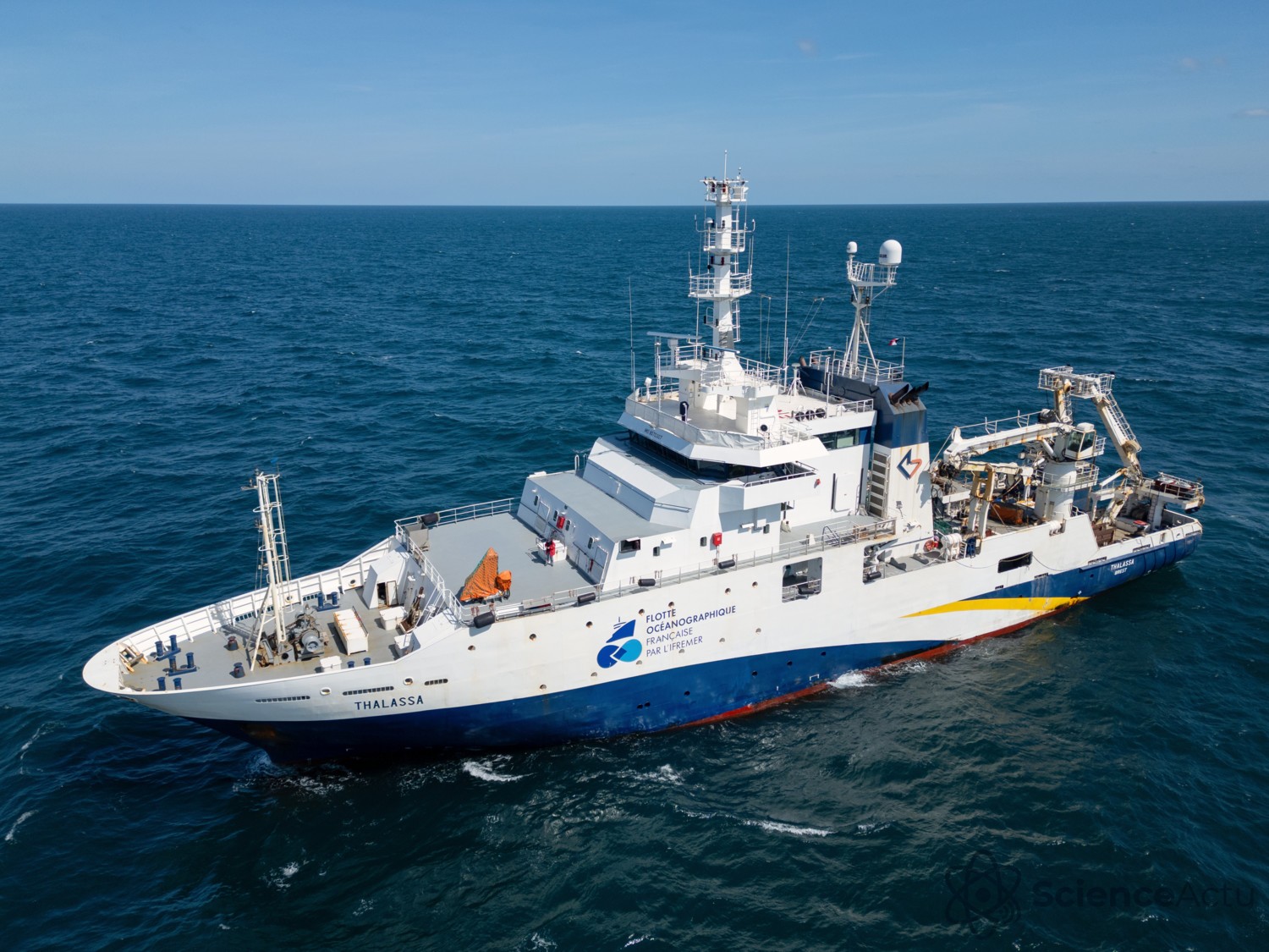 Le navire océanographique Thalassa mobilisé pour des mesures sur l’AMOC