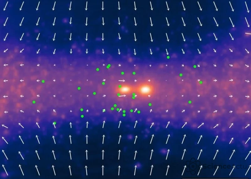 Visualisation de la feuille de matière noire reliant la Voie Lactée et Andromède