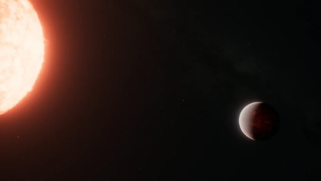 Une exoplanète de lave défie les prévisions en gardant son atmosphère