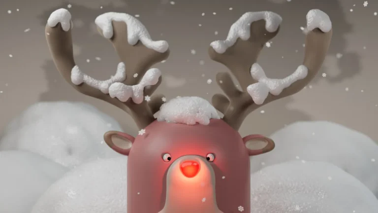 Le secret scientifique du nez lumineux du renne de Noël