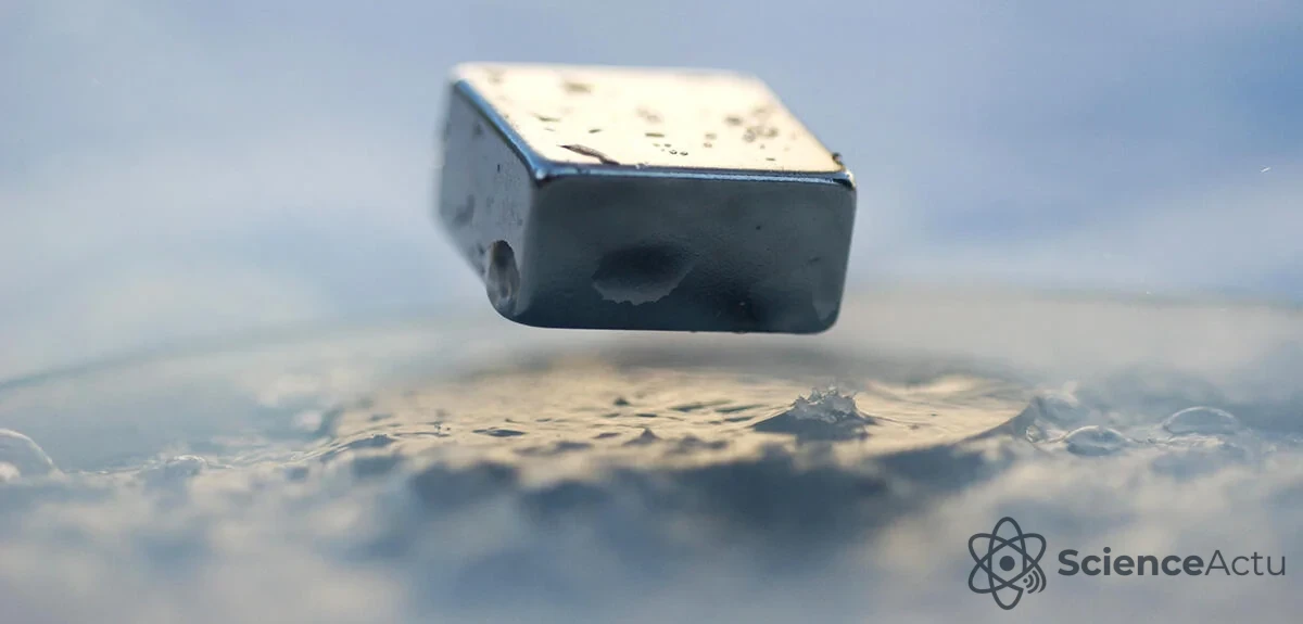 Visualisation artistique de la structure atomique d'un matériau supraconducteur