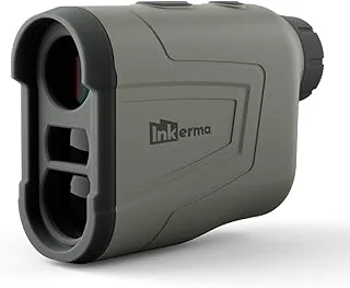 Télémètre Chasse/Golf, Inkerma 1000/1200M Télémètre de Chasse Rechargeable avec Grossissement 6X, Écran LCD, Angle/Compensation de Pente/Unit Switch/Vitesse/Scan Fonctionnel (Hunter-E)
