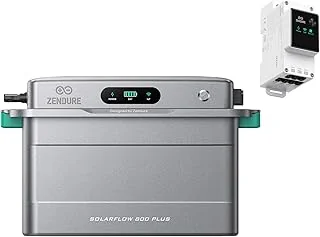 Zendure SolarFlow 800 Plus - Centrale Balcon 1920Wh, Onduleur de Balcon 800W, 1500W Entrée Solaire, Batterie LFP 48V Extensible 11.52kWh, Gestionnaire IA ZENKI, Plug & Play, IP65 (SF800 Plus+ 3CT)