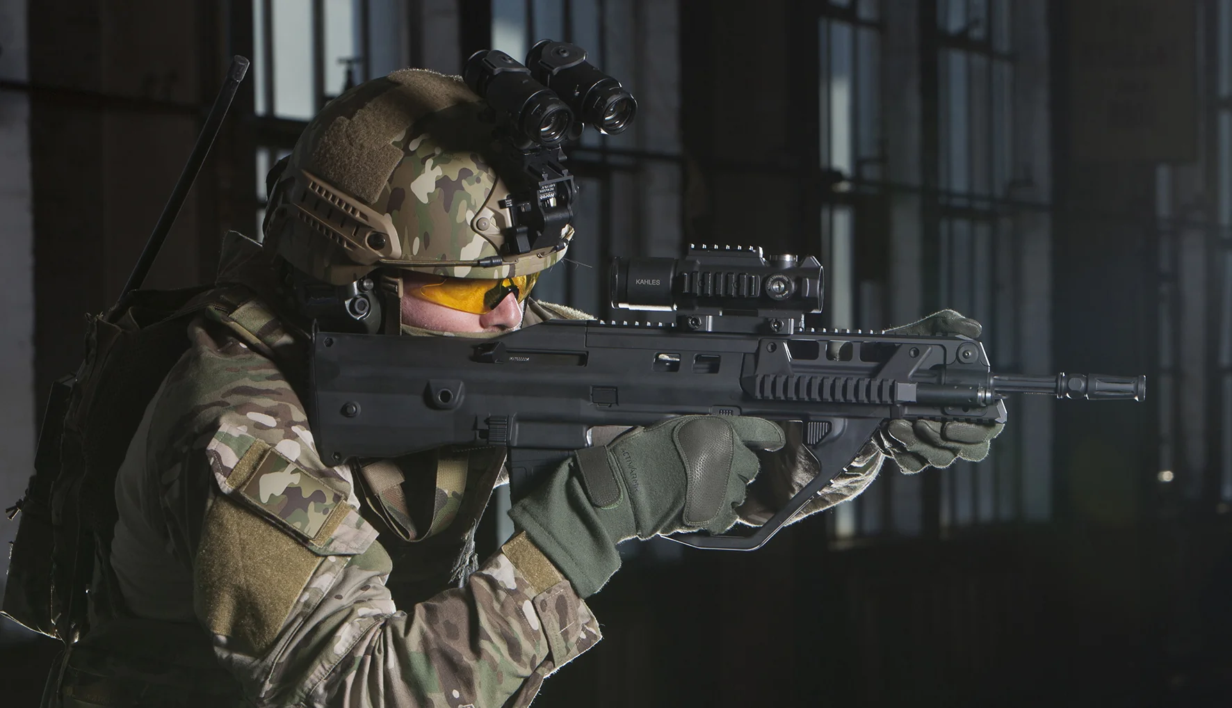 Fusil d'assaut moderne avec optique intelligente pour l'infanterie 2.0.
