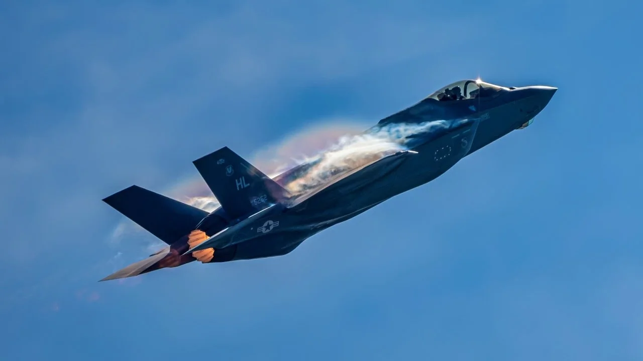 F-35 Lightning II de l'US Air Force en vol