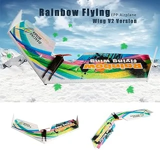 HUIOP Ailes de Danse Hobby E0511 Aile Volante V2 Avion RC Avion 800mm Envergure Aile Delta Aile Poussoir KIT,Avion
