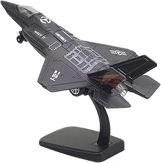 Maquette en Alliage d'avion — Avion de Chasse F-35, Avion Militaire en Alliage, décoration pour Cadeau d'anniversaire, Maquette Militaire de Collection (avec Socle)