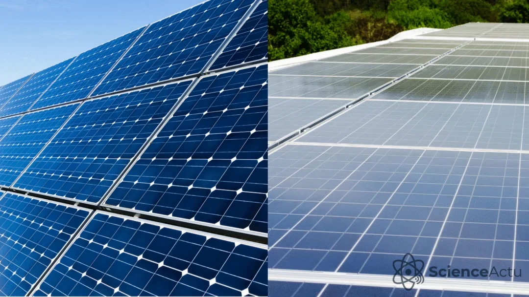 Détail d'une cellule solaire monocristalline haute performance