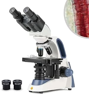 SWIFT SW380B Microscope Binoculaire Professionnel 40X-2500X avec tête Siedentopf et l'oculaires 10X et 25X