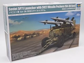 Trumpeter Maquette Lance Missile Soviet 5p71 Launcher with 5v27 Missile Pechora (sa-3b Goa)