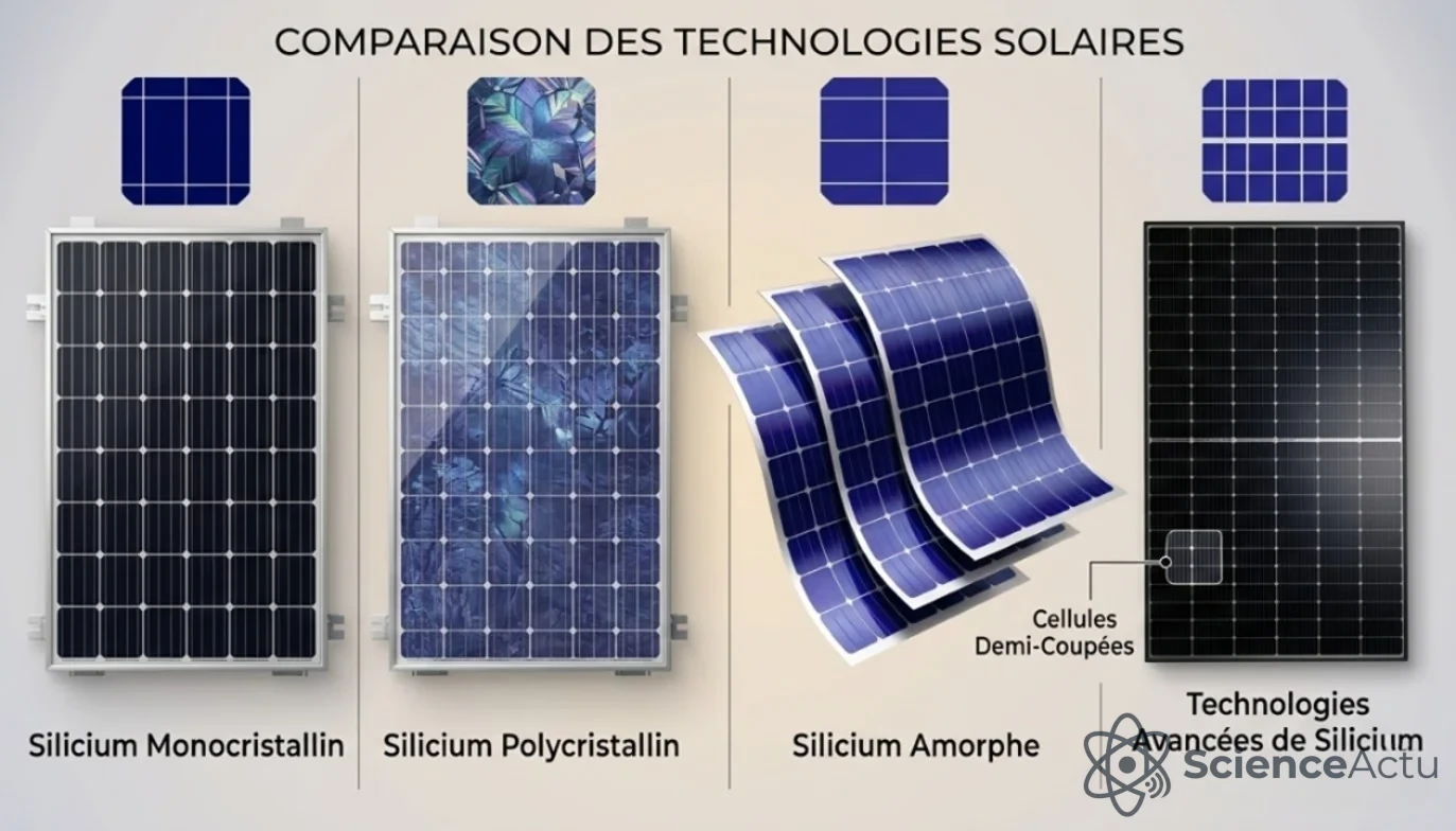 Détail technique de cellules monocristallines pour optimiser la rentabilité panneau solaire en 2026