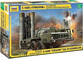 Zvezda 5068 1:72 S-400 Triumf AA Missile Sys. SA-21 – Kit de modélisme, kit de Construction en Plastique, kit à Assembler, réplique détaillée