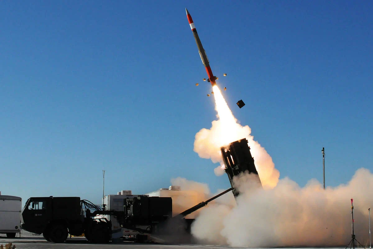 Lancement d'un missile intercepteur Patriot PAC-3 MSE