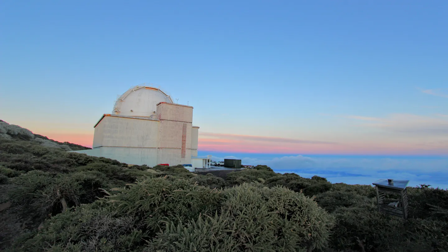 Télescope aux Îles Canaries pour la recherche d'exoplanètes