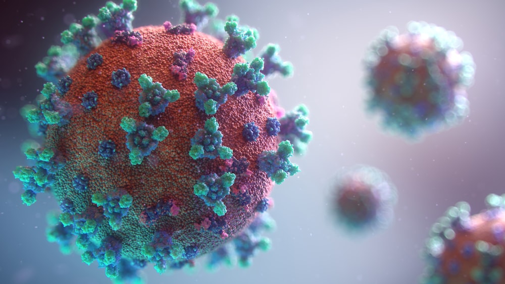 Représentation microscopique de cellules immunitaires luttant contre une infection virale