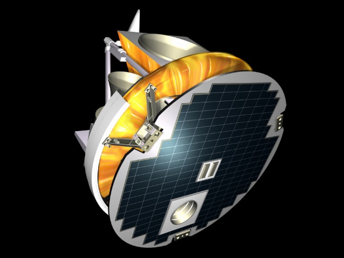 Illustration du satellite SCISAT dans l'espace