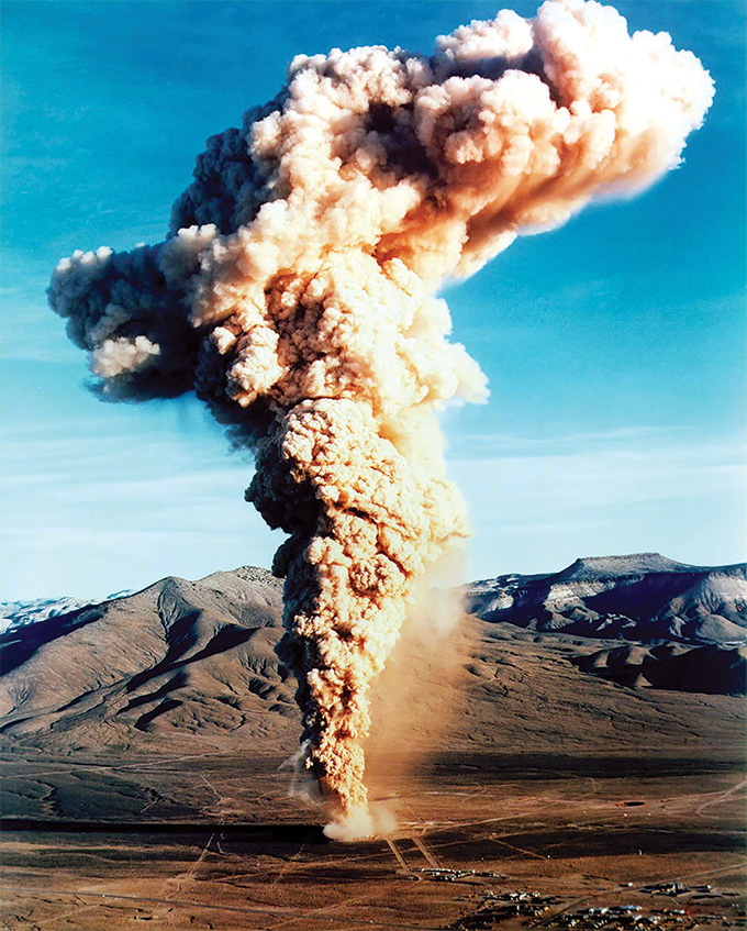 Panache radioactif de l'essai Baneberry