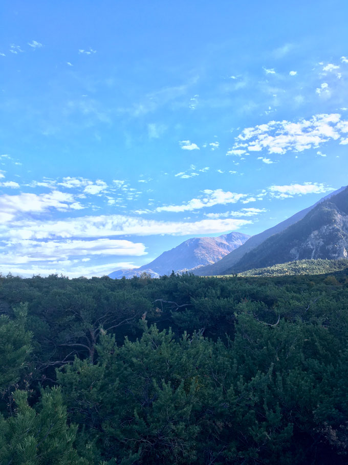Paysage des Alpes suisses