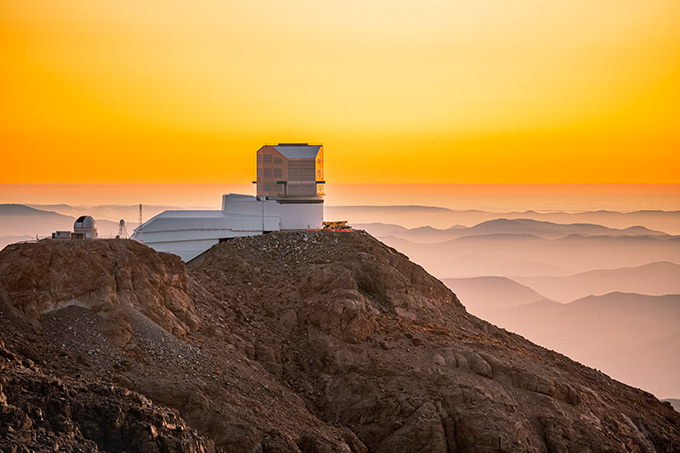 L'Observatoire Vera C. Rubin au sommet du Cerro Pachón