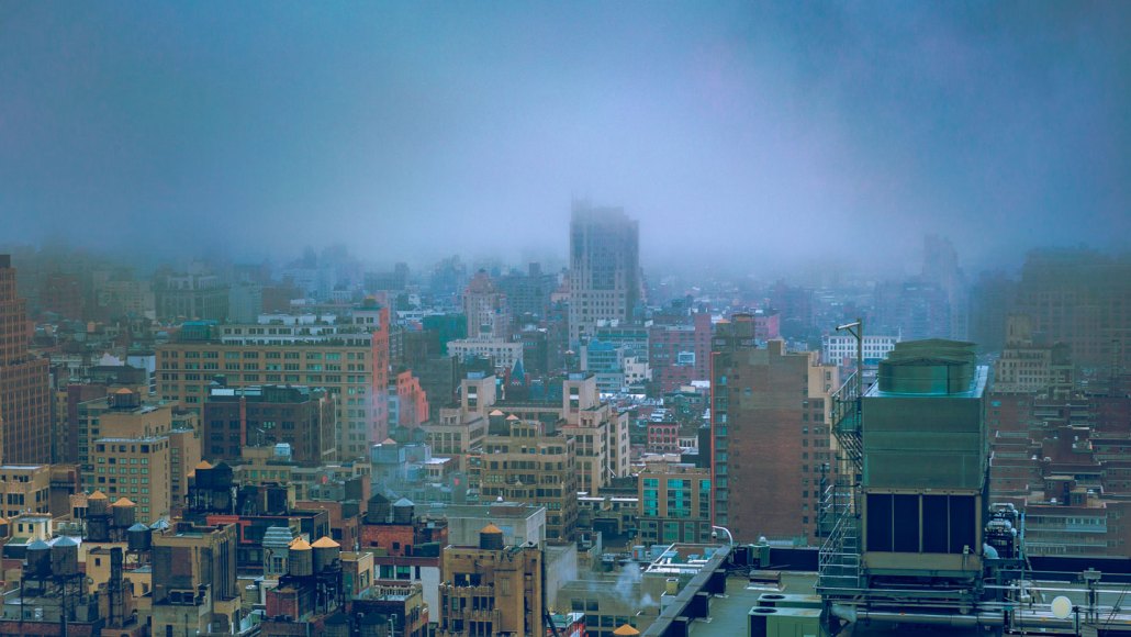 Brume de pollution sur Manhattan