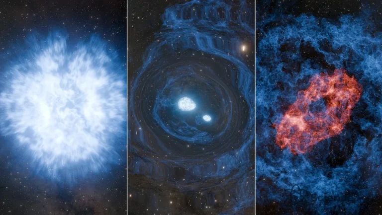 Première superkilonova : une double explosion cosmique