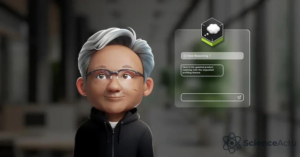 Visuel officiel NVIDIA Nemotron, famille de modèles ouverts pour agents IA