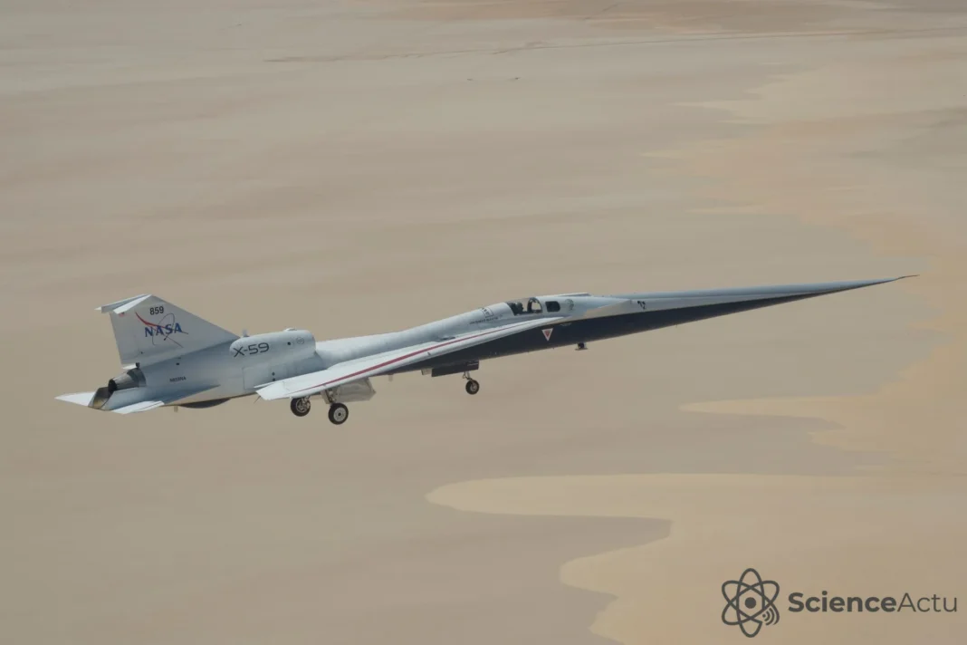 X-59 : pourquoi le premier vol supersonique de la NASA ne prouvera pas encore le “bang silencieux” X-59 : pourquoi le premier vol supersonique de la NASA ne prouvera pas encore le “bang silencieux”
